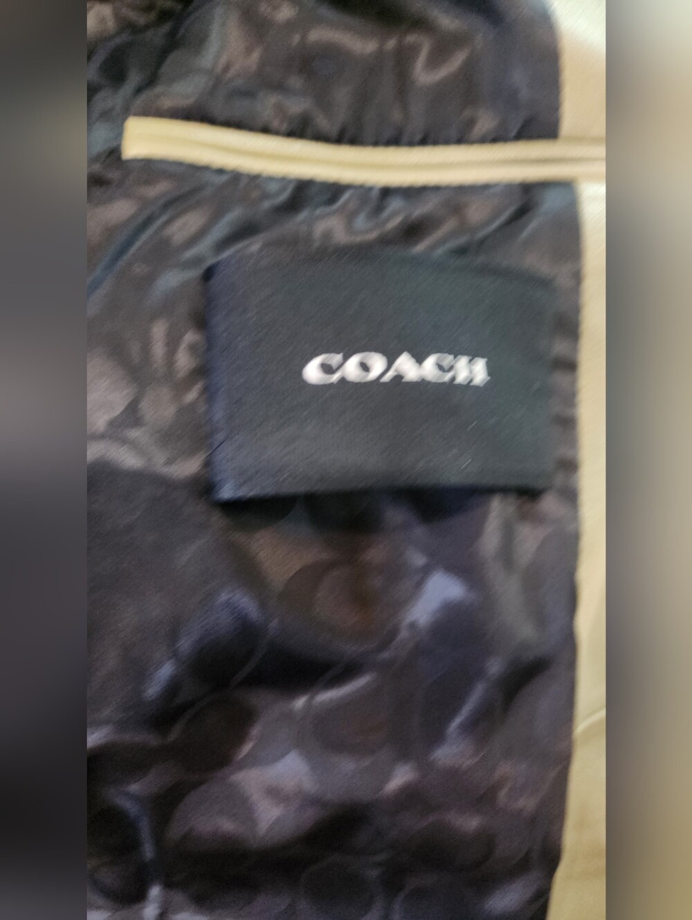 Coach Green Lambskin Leather Blazer Oversized Jacket Small New With Tags CQ220 - Picture 12 of 15